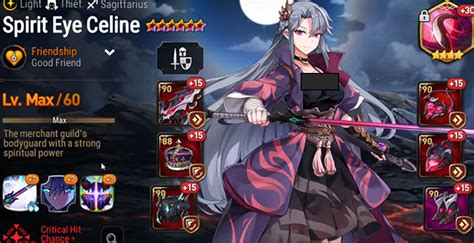 celine build epic seven|epic seven spirit eye celine.